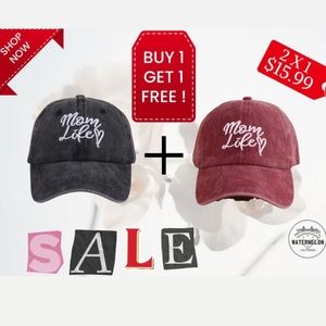 Set 2 Hats Mom life